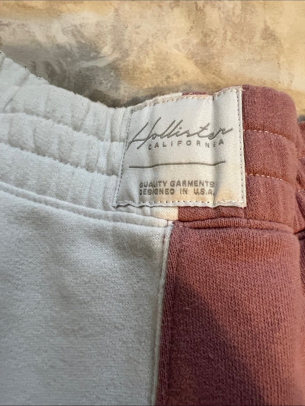 Pink Color Block Sweats - Picture 3 of 6